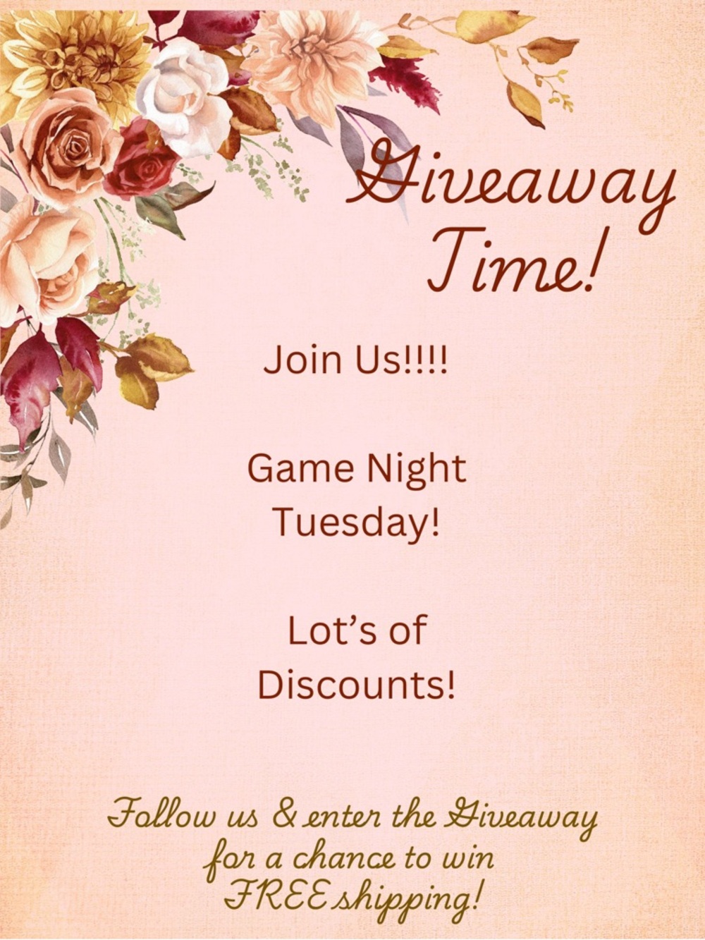 FREE GIVEAWAY